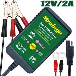 Mroinge 12V Automatic Trickle Battery Charger
