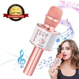 Ankula Bluetooth Karaoke Microphone