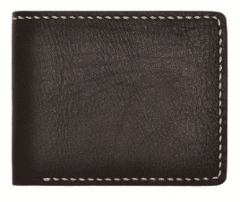 ZLYC Minimalism Handmade Vegetable Tanned Leather Slim Billfold Sleeve Wallet