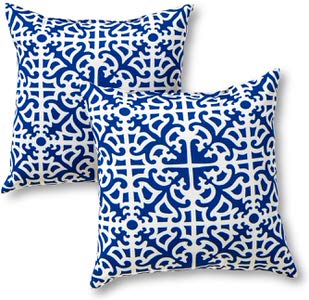 12. Greendale Home Fashions 17 inches outdoor throw pillow