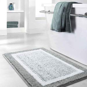5. Bathroom Rug Mat by Color and Geometry