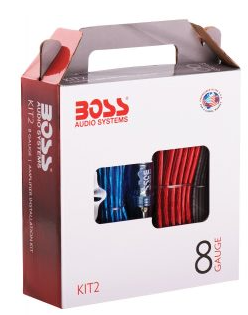 1. Boss Audio KIT2 8 Gauge Amplifier Installation Kit