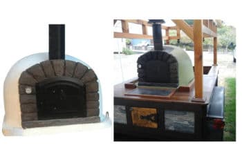 Brick Pizza Oven, Insulated, Wood Fired