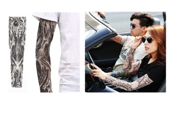 2. ZQXPP Z158 Tattoo Sport Arm Sleeve Cycling Sun Protective