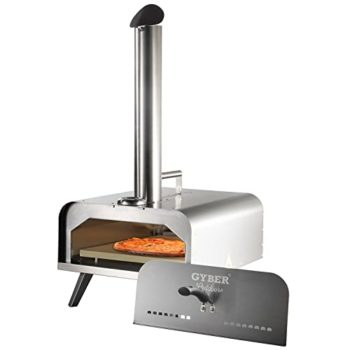 GYBER Fremont Trunk-shape Portable Pizza Oven 12″ Outdoor Wood, Charcoal & Pellets Pizza Maker