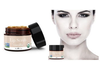 Lip Scrub, Vanilla Flavor – Organic Exfoliating Sugar Scrubs