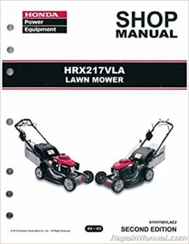 4. Honda Mower Service Repair Shop Manual