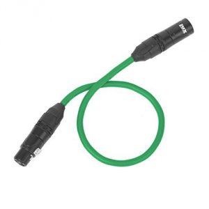5. LYxPro Balanced XLR Cable 1.5 Feet Microphone Cable (Green)
