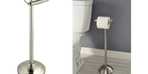 5. Pedestal Toilet Paper Holder
