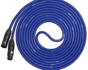 6. LyxPro Balanced XLR Premium Microphone Cable (Blue)