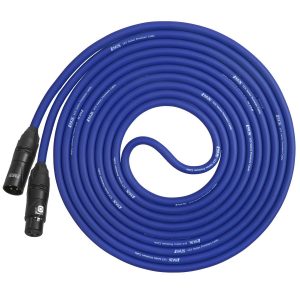 6. LyxPro Balanced XLR Premium Microphone Cable (Blue)
