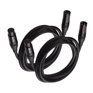 9. Cable Matters 2-Pack Male to Female XLR Microphone Cable (6-Feet)