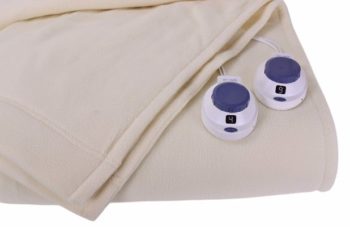 #1. Luxury Micro-Fleece Low-Voltage Electric Heated King Size Blanket