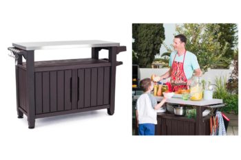 1. Keter Unity XL Indoor Outdoor Entertainment Storage Table