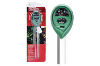 1. MoonCity 3-in-1 Soil Moisture, Light and pH / acidity Meter Plant Tester