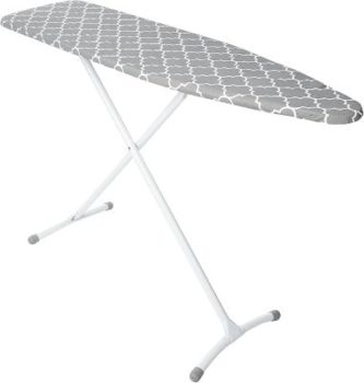 #10. Steel Ironing Board Contour Grey & White Cover