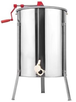 #10. Stainless Steel Large 4/8 Frame Honey Extractor