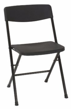 #10. Cosco Resin Folding Chair With Molded Seat & Back