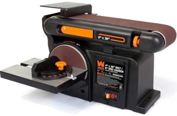 10. WEN 6502T Belt and Disc Sander with Cast Iron Base