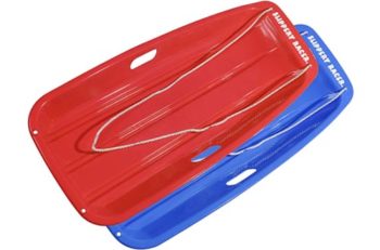 10. Slippery Racer Downhill Sprinter Winter Toboggan Plastic Snow Sleds