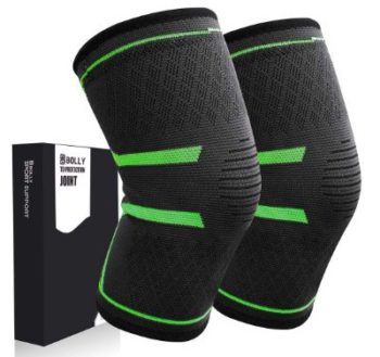 #13. Knee Brace, 1 Pair Compression Knee Support