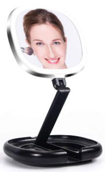 #14. Lighted Makeup Mirror, Double Sided Magnifying Mirror