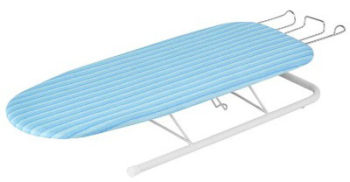 #2. Tabletop Ironing Board With Retractable Iron Rest