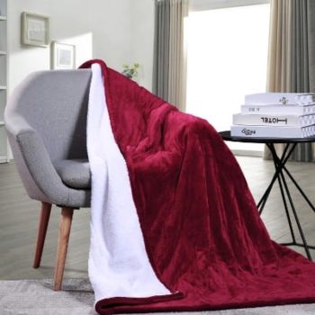 #2. Electric Heated Throw Blanket