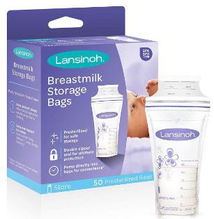 #2. Breastmilk Storage Bags, 50 count