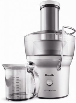 2. Breville BJE200XL Juice Fountain Compact Centrifugal Juicer