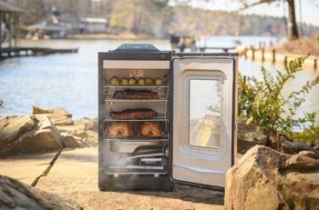 2. Masterbuilt Bluetooth Digital Electric Smoker with Broiler