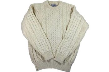 2. Biddy Murphy Ireland Cable Knit Sweater for Women and Men