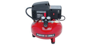 2. Porter Cable PCFP02003 3.5 Gallon 135 PSI Pancake Compressor