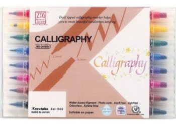#3. Memory System Calligraphy Markers, Multicolor, 8-Pack