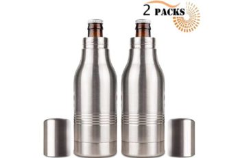 3. Come2us Stainless Steel Beer Bottle Cooler for Outdoors & Parties