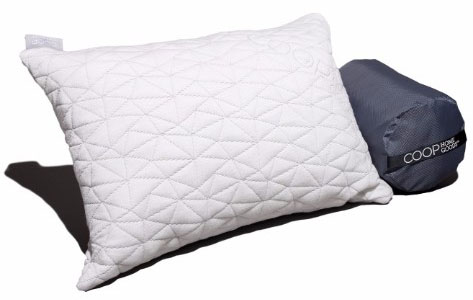 #4. Camping Pillow With Bamboo Derived Viscose Rayon Cover