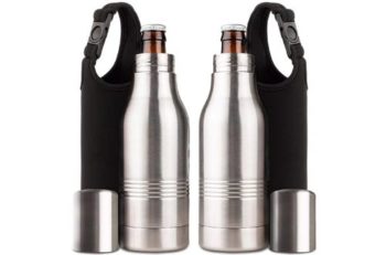 4. Strova Beer Bottle Insulator & Stainless-Steel Insulated Bottle Holder