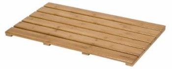 #5. Wooden Bath Mat Bamboo Bath Floor