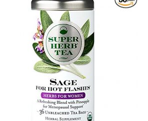 6. The Organic Sage Super  Herbal Tea – The Best Herbal Tea for women, to Support health benefits and brain health.