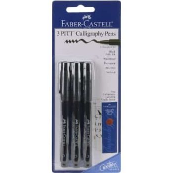 #6. Calligraphy Pens Chisel Tip, 2.5mm, Black