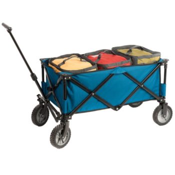 6. Portal Collapsible Folding Utility Wagon with Cooler Bag, Garden Beach Cart