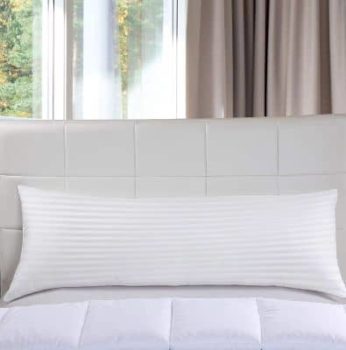 #6. Utopia Bedding Soft Body Pillow – Long Side Sleeper Pillows