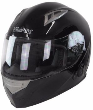 7. H-510 Glossy Black Bluetooth Full Face Helmet – Medium