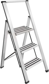 7. Sorfey Aluminum Folding 3 Step Ladder