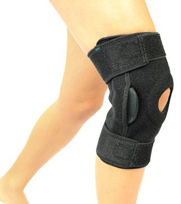 #8. Hinged Knee Brace – Adjustable Open Patella Support