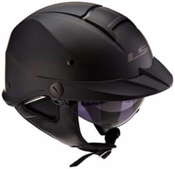 #9. Helmets Rebellion Unisex-Adult Half Helmet Motorcycle Helmet