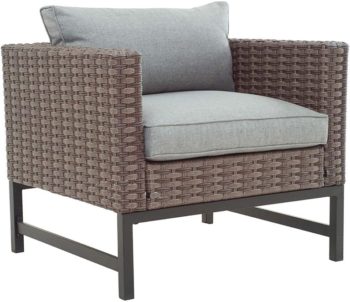 9. LOKATSE Home Patio Sofa Arm Chair