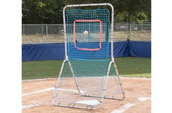 9. Champion Sports Rebound Pitchback Net – Adjustable Training Practice Rebounder Bounceback Screen