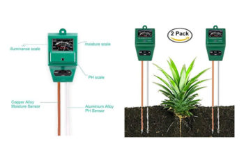 9. Soil Moisture Meter By Yinat Light and PH / Acidity Meter Plant Tester for Houseplants