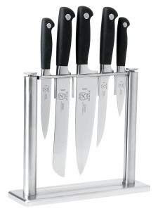 10. Mercer Culinary Genesis 6-Piece Forged Knife Block Set